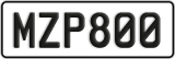 License plate of New Zealand, ABC1(23)