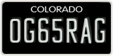 Colorado, Vanity Plates