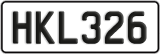 License plate of New Zealand, ABC1(23)