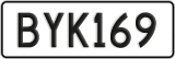 License plate of New Zealand, ABC1(23)