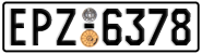 License plate of Greece, Cars