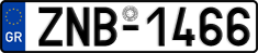 License plate of Greece, Cars
