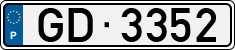 License plate of Portugal, Trailers