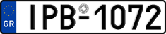 License plate of Greece, Cars
