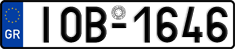 License plate of Greece, Cars