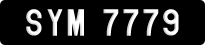 License plate of Malaysia, A(BC) 1(234)