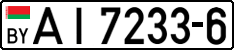 License plate Belarus, Trucks and buses (2004)