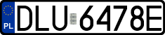 License plates of Poland, Regular car plates