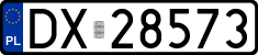 License plates of Poland, Regular car plates