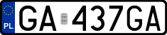 License plates of Poland, Regular car plates