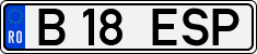 License plate of Romania, Regular plates