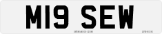 License plate of the United Kingdom, 1983 year system