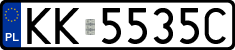 License plates of Poland, Regular car plates