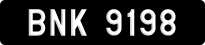 License plate of Malaysia, A(BC) 1(234)