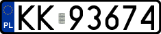 License plates of Poland, Regular car plates