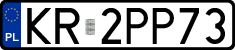 License plates of Poland, Regular car plates