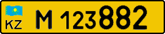 License plate Kazakhstan, Diplomatic