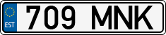 License plate of Estonia, Regular car plates
