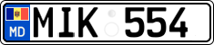 License plate of Moldova, Cars (2015)