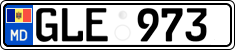 License plate of Moldova, Cars (2015)