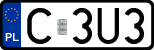 License plates of Poland, Regular car plates