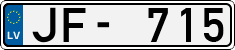 License plate of Latvia, Regular car plates