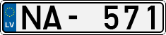 License plate of Latvia, Regular car plates