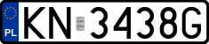 License plates of Poland, Regular car plates