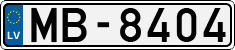 License plate of Latvia, Regular car plates