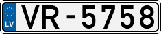 License plate of Latvia, Regular car plates