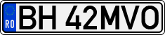 License plate of Romania, Regular plates