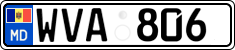 License plate of Moldova, Cars (2015)