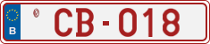 License plate of Belgium, Vanity Plates (2014)