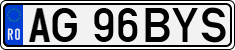 License plate of Romania, Regular plates