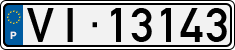 License plate of Portugal, Trailers