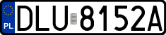 License plates of Poland, Regular car plates