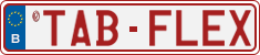 License plate of Belgium, Vanity Plates (2014)
