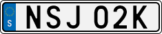 License plate of Sweden, Regular plates