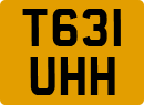 License plate of the United Kingdom, 1983 year system