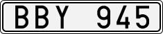 License plate of Sweden, Regular plates