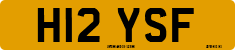 License plate of the United Kingdom, 1983 year system