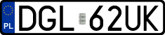 License plates of Poland, Regular car plates