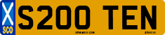 License plate of the United Kingdom, 1983 year system