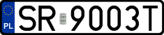 License plates of Poland, Regular car plates