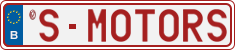 License plate of Belgium, Vanity Plates (2014)