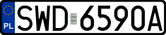 License plates of Poland, Regular car plates