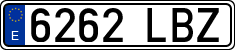 License plates of Spain, Ordinary (2000)