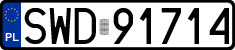 License plates of Poland, Regular car plates