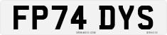 License plate of the United Kingdom, 2001 year system