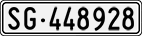 License plate of Switzerland, Cars